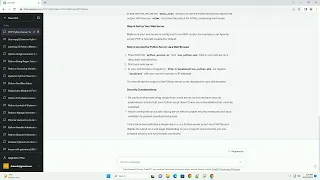 Run python server script via php file and display output