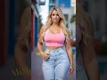Download Lagu Denim \u0026 Pink? This Curvy Look Is Breaking the Internet! 💥💗 #fashion