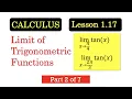 CALC1 17 Limit of Trigonometric Functions Part 2 English subtitles