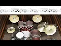 SIENNA SPIRO - Material Lover (Drum Transcription Sheet Music Score, Virtual Drums)