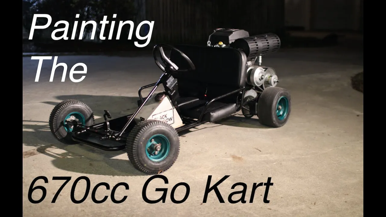 670cc Go Kart Restoration and Paint!