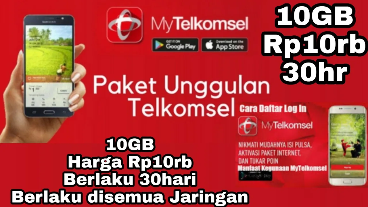 Terbaru!!! Cara Daftar Paket Internet Unlimited Sepuasnya 4G/7 Hari Harga 10000 | Kartu Telkomsel