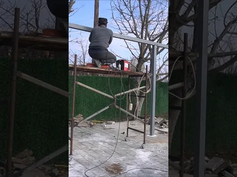 How | Built a 13x8m Steel Hall /part 30 #mrdkdiy #diy