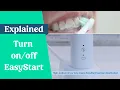 How to turn Sonicare EasyStart