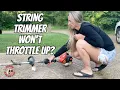 How To Fix A String Trimmer That Won t Throttle Up Echo SRM-225 Complete Diagnoses and Repair VLOG