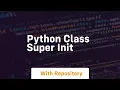 python class super init