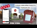TODAY ONLY how I bought the CASALUNA King Sheets for 45 83 tutorial on how to use the target app
