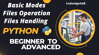 5 1 Basic Modes of Python File Operation Python Files Handling knowledge4skill