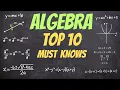 All of ALGEBRA in under 1 hour ultimate study guide