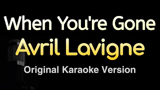 when youre gone avril lavigne karaoke songs with lyrics original key 
