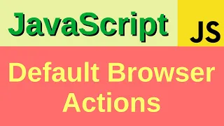Stop the default browser actions - Basic JavaScript Fast 62 preventDefault isDefaultPrevented