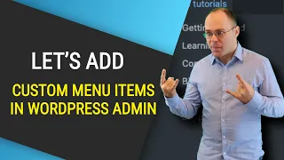 How to Create Custom Admin Menu Items in Wordpress