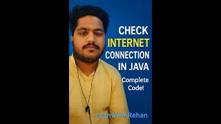 Java How to Check Internet Connectivity Fast Easy Method