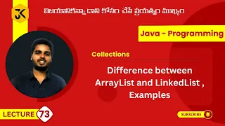 73 Collections Difference between ArrayList and LinkedList Examples