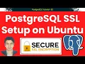 PostgreSQL SSL Setup on Ubuntu 24 04 Step-by-Step TLS Security Guide
