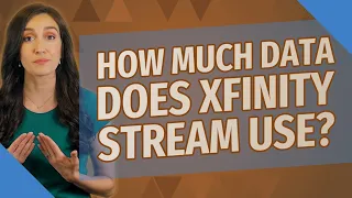 How much data does Xfinity stream use