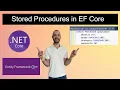 Stored Procedures with Entity Framework Core in NET