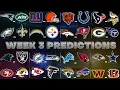 NFL Week 3 Predictions