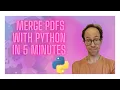 Merge PDFs with Python in 5 minutes