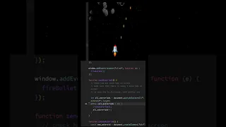 Shooting down asteroids using and no canvas for