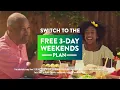 Gexa Energy - Free 3-Day Weekends Plan