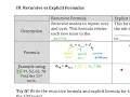 Algebra 1 3-4 Arithmetic Sequences