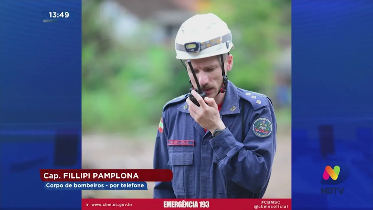 Corpo de Bombeiros comenta sobre procura por desaparecidos em Rodeio