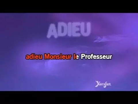Download MP3 Karaoké Adieu Monsieur le Professeur - Hugues Aufray *