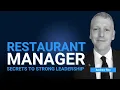 A Restaurant General Manager s Guide