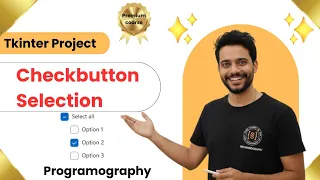 Tkinter Checkbutton Selection ll python ll complete tutorial
