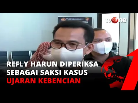 Pemeriksaan Refly Harun, Sebagai Saksi Kasus Ujaran Kebencian | tvOne