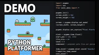 Python Platformer Game Demo made in Pygame