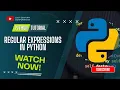 Regular Expressions in Python Full Tutorial for Beginners