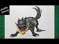 How to Draw a Hellhound step by step