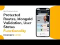 Mern ECommerce Protected Routes MongoId Validation User Status Functionality Mern Stack Project