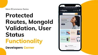 Mern ECommerce Protected Routes MongoId Validation User Status Functionality Mern Stack Project