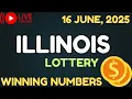 Illinois Midday Lottery Results For - 16 Jun 2025
