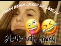 Download Lagu Havah Doing ASMR \u0026 Being Crazy For 3 Minutes On Live.ly!
