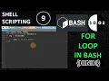 Shell Scripting Basics Bash Language - For Loop
