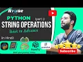 String Operations in Python in Hindi Beginner to Pro