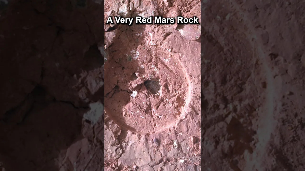 A Very Red Mars Rock