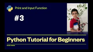 Python Tutorial for Beginners 3 - Print Input function