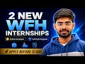 Latest WFH Internships 2026 Python Developer Full Cycle Engineer