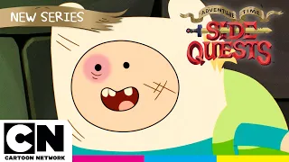 Finn Returns to His Childhood Dungeon | NEW Adventure Time: Side Quests | Cartoon Network UK