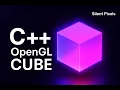 ASMR Coding OpenGL Cube - C Neovim Arch Linux