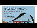 Block chain Python 2021 2022 Projects Title List 2022 Final Year Projects IEEE Projects 2021-2022