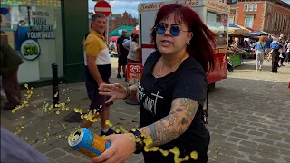 The Far Left Go Crazy at Your Humble Narrator (Chesterfield,  England)