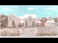 aesthetic blush coquette mansion exterior bloxburg house build