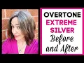 Gray Hair Products Review Does Overtone Extreme Silver Work on Brown Hair
