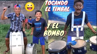 Tocando el timbal 😱😱